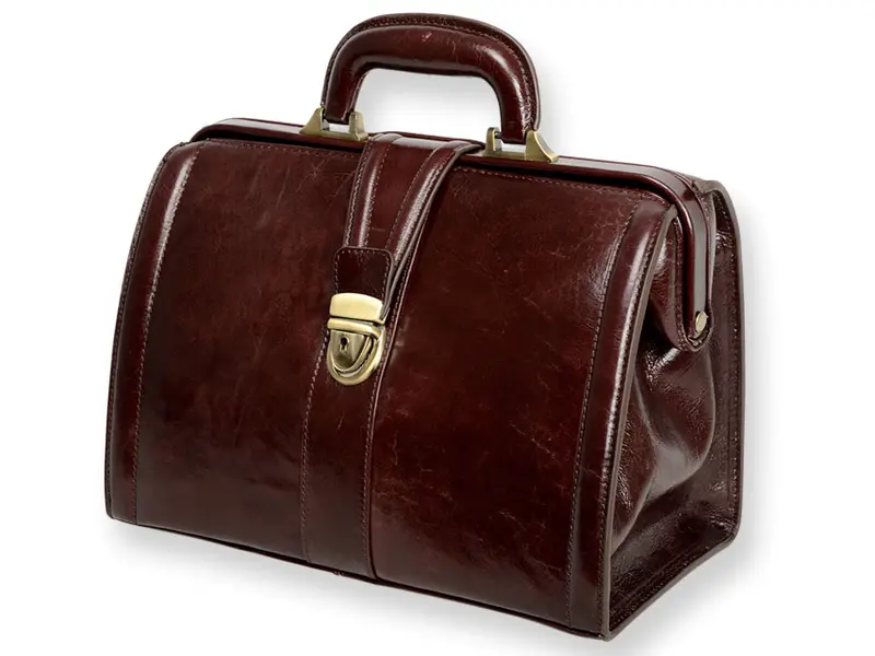 Italian Prime Leather Doctors Medical Bag VALIGETTA