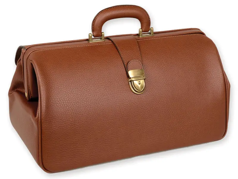 Italian Simulated Leather Doctors Medical Bag SUPERTEXAS SKAY