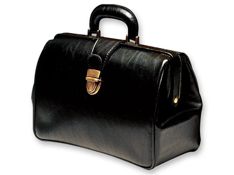 Italian Simulated Leather Doctors Medical Bag TEXAS SKAY