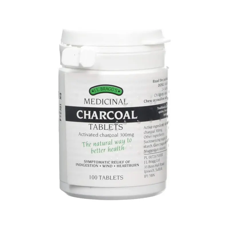 J.L. Braggs Charcoal tablets 100's