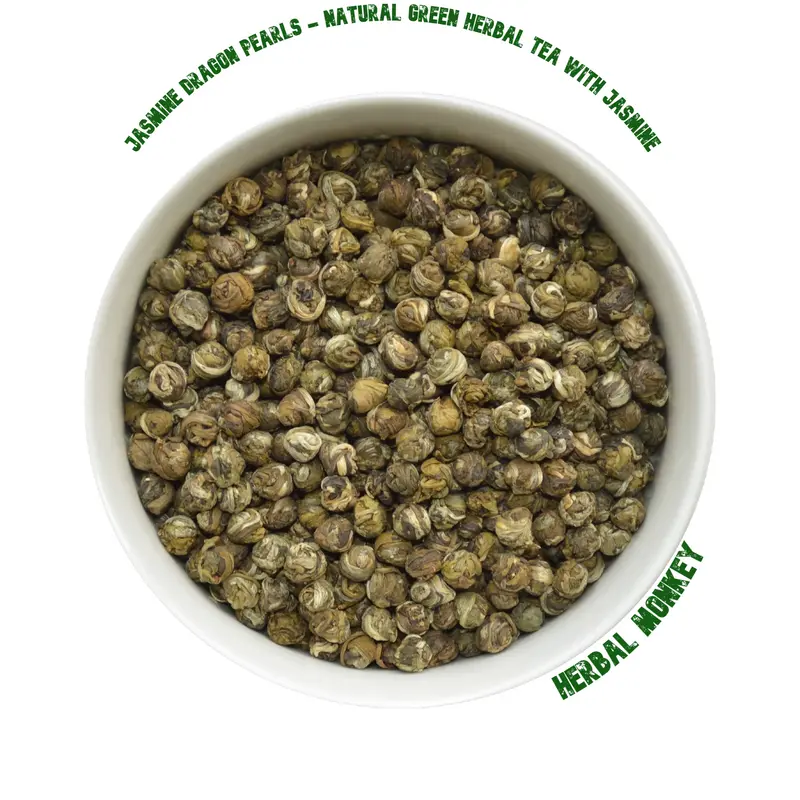 Jasmine Dragon Pearls | Green Tea | Natural Jasmine Dragon Pearl Tea