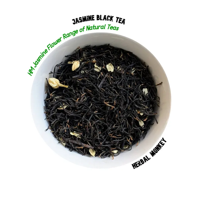Jasmine Flower Black Tea | Black Tea | Natural Jasmine Black Tea