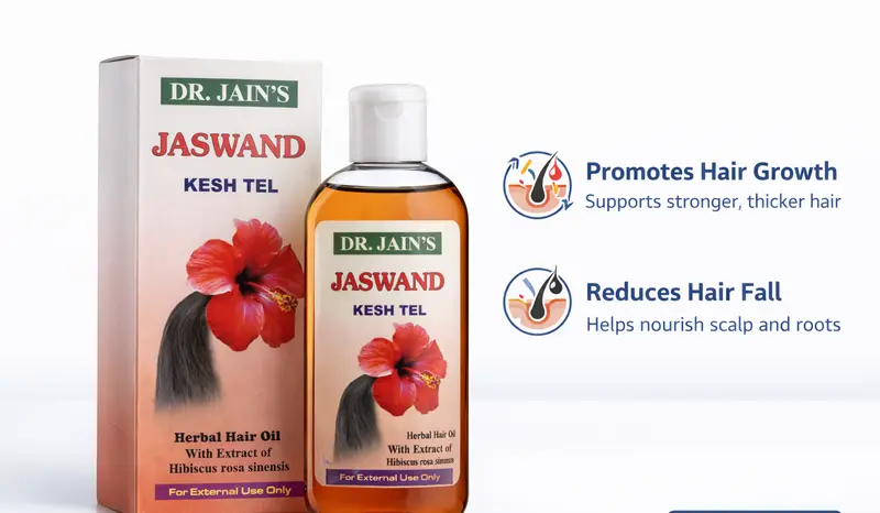 Jaswand Kesh Tel (100ml) Herbal Hair Oil with Hibiscus (Hibiscus rosa-sinensis)