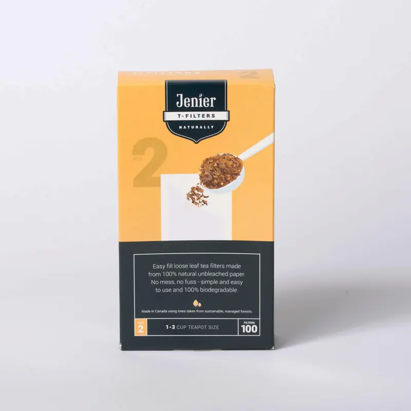 Jenier Tea Filters - Size 2 100 Filters