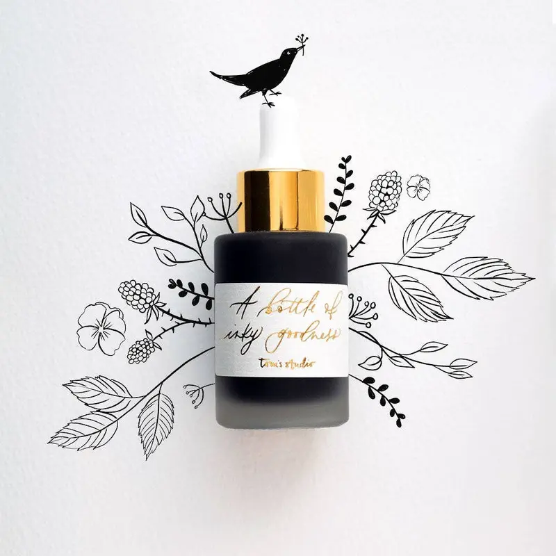 Jet Black - Calligraphy Ink
