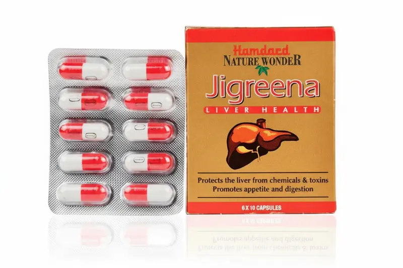 Jigreena capsules Improves digestion, appetite, Liver 60