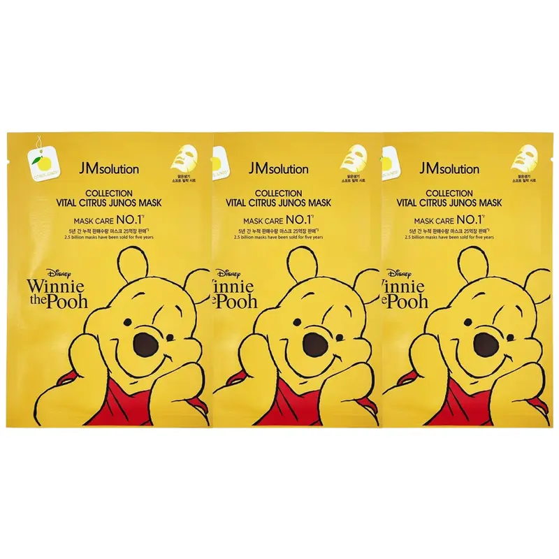 JM Solution - Collection Vital Citrus Junos Mask (Pack of 3)