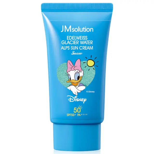 JM Solution - Edelweiss Glacier Water Alps Sun Cream Snow X Disney Daisy Duck 50ml.