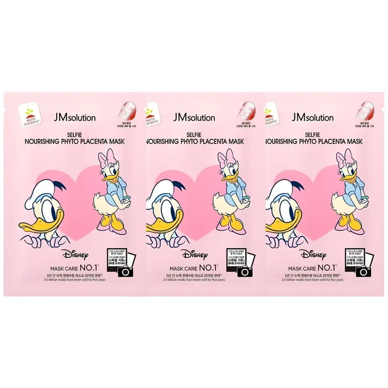 JM Solution - Selfie Nourishing Phyto Placenta Mask (Pack of 3)