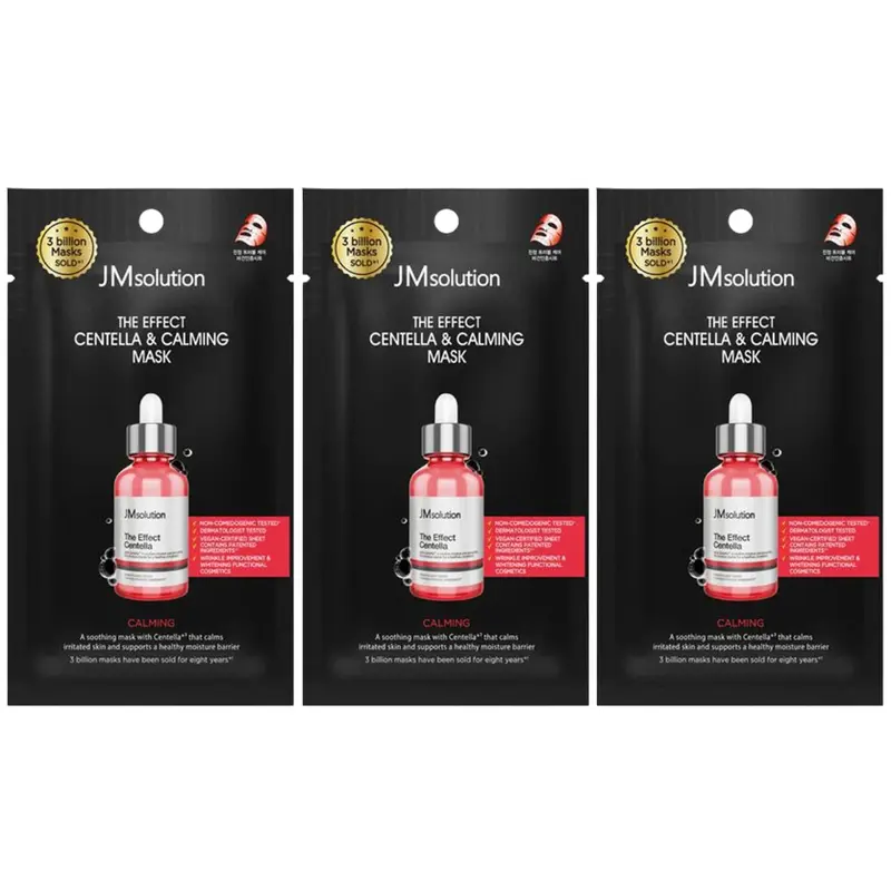 JM Solution - The Effect Centella & Calming Mask 24ml. (Pack of 3)