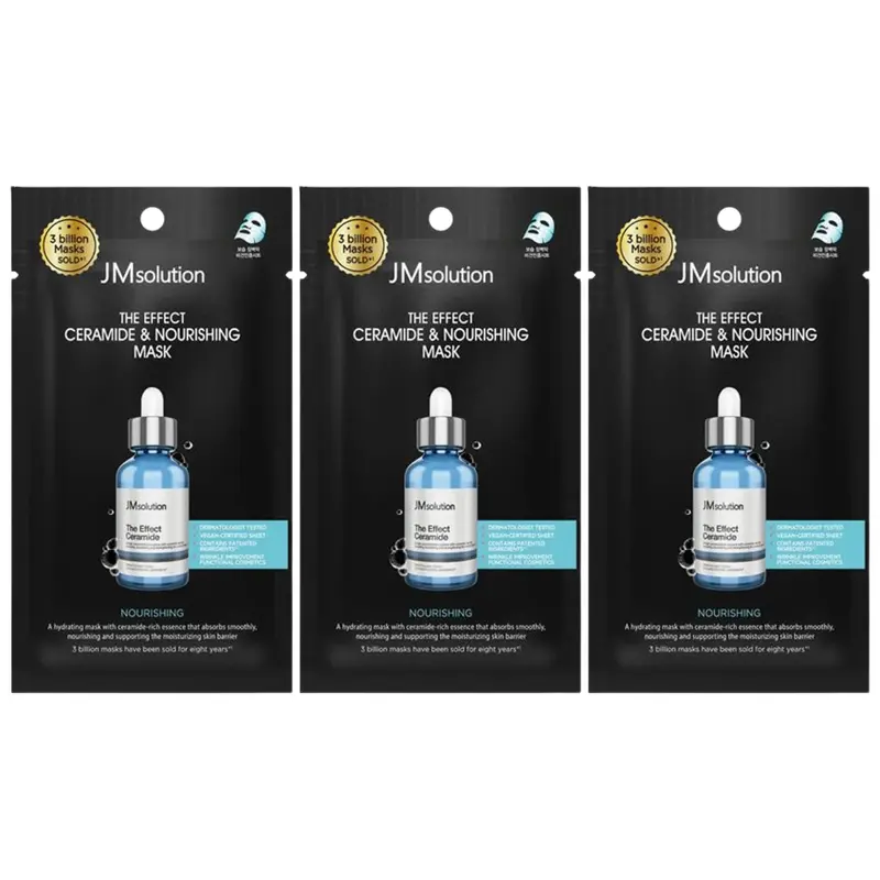 JM Solution - The Effect Ceramide Nourishing Mask 24ml. (Pack of 3)