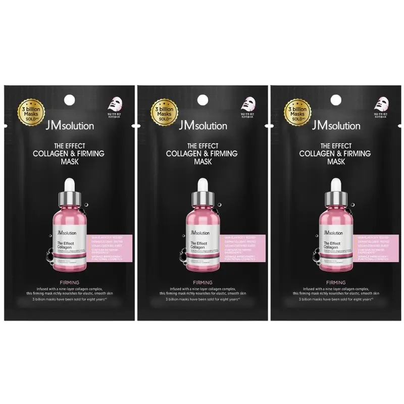 JM Solution - The Effect Collagen & Firming Mask 24ml. (Pack of 3)