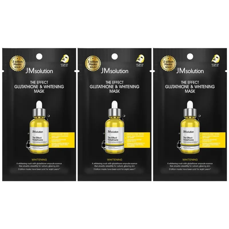 JM Solution - The Effect Glutathione & Whitening Mask 24ml. (Pack of 3)