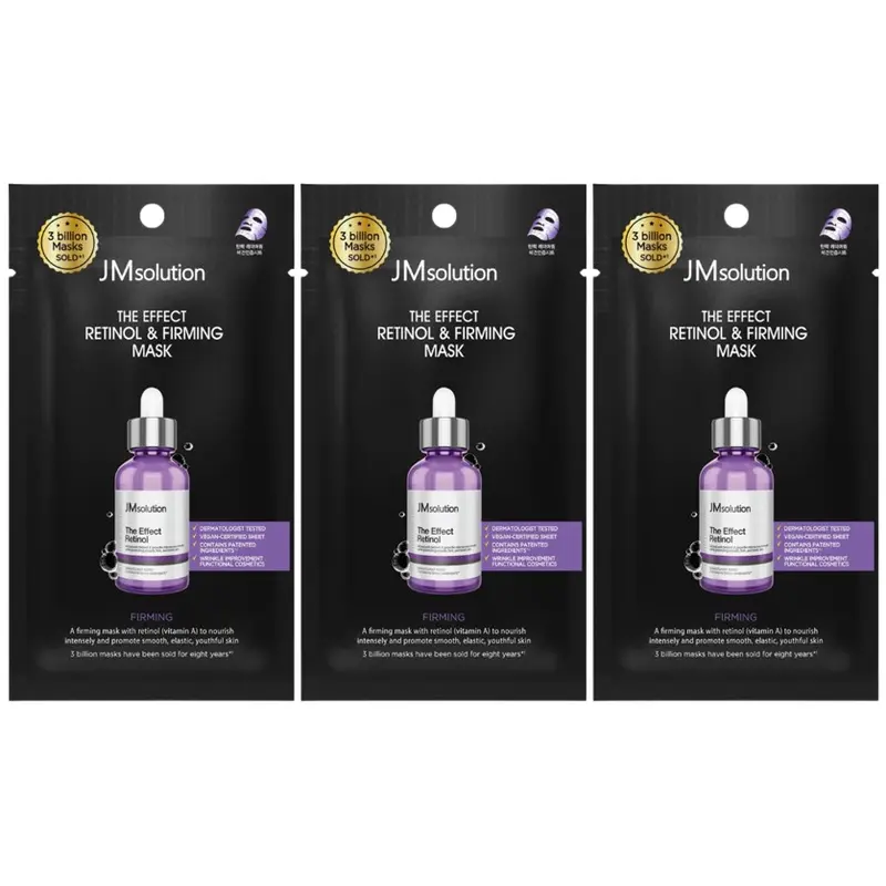 JM Solution - The Effect Retinol & Firming Mask 24ml. (Pack of 3)