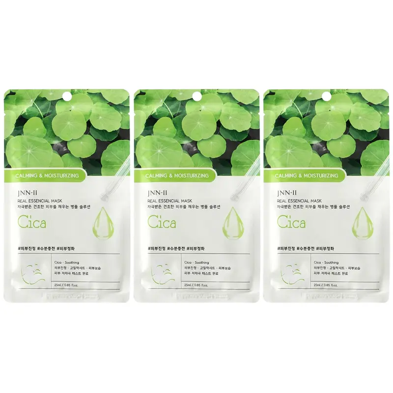 JNN-II - Cica Real Essencial Mask 25ml. (Pack of 3)