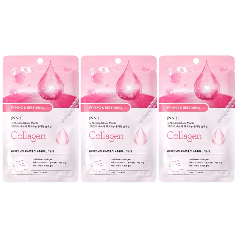 JNN-II - Collagen Real Essencial Mask 25ml. (Pack of 3)