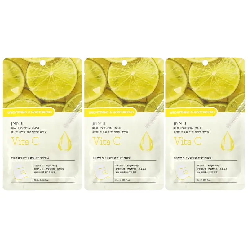 JNN-II - Vita C Real Essencial Mask 25ml. (Pack of 3)