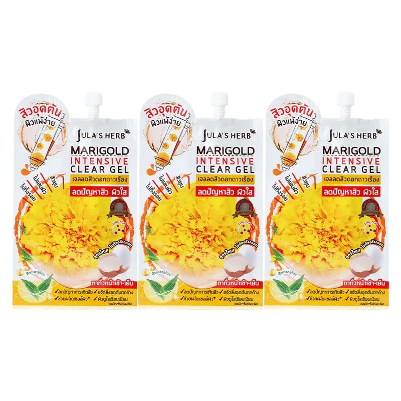 Jula's Herb - Marigold Intensive Clear Gel 8g. (Pack of 3)