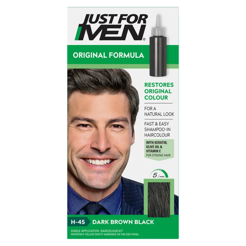 Just For Men Colour Natural Dark Brown-Black H45