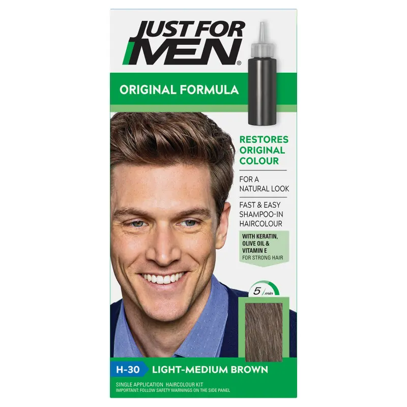 Just For Men Hair Colour Light Medium Brown