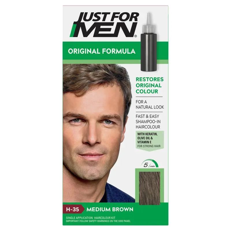 Just For Men Shampoo-In Hair Colour - Medium Brown