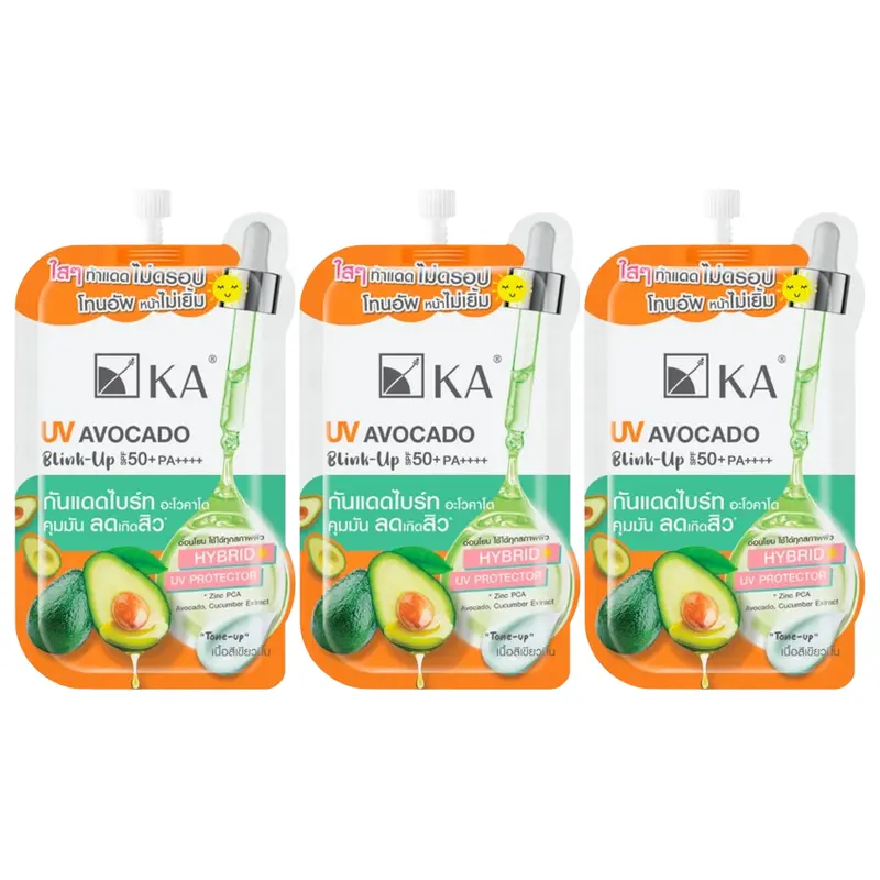 KA - UV Avocado Blink Up SPF50+ PA++++ 7g. (Pack of 3)