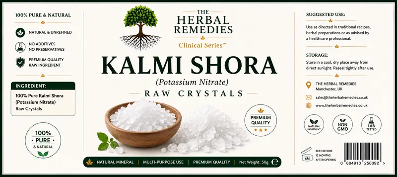Kalmi Shora (Potassium Nitrate) | Raw Crystals |