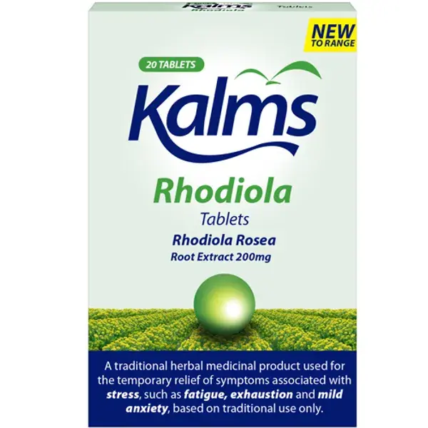Kalms Rhodiola Herbal Tablets 200Mg 20 Pack (N)