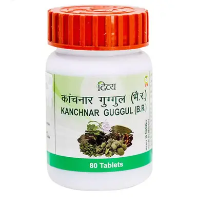 Kanchnar Guggulu Thyroid & Cysts 80 tablets divya