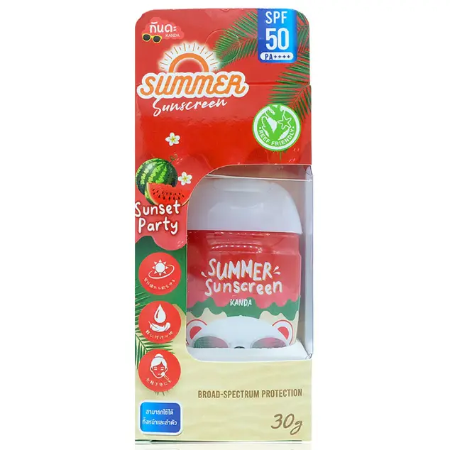 Kanda - Summer Sunscreen Sunset Party SPF50/PA++++ 30g.
