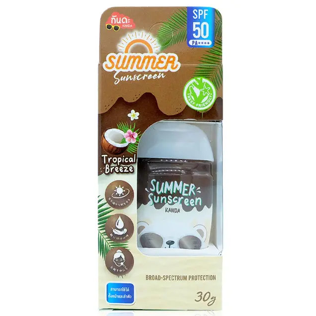 Kanda - Summer Sunscreen Tropical Breeze SPF50/PA++++ 30g.