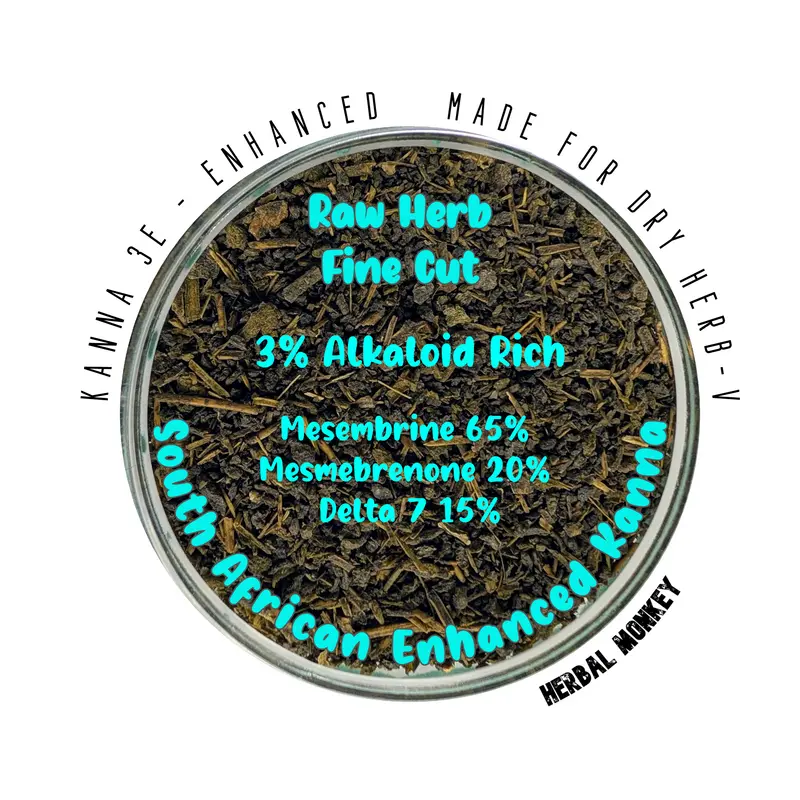 Kanna 3-E Enhanced Raw Herb | Ceremonial Botanical From South Africa