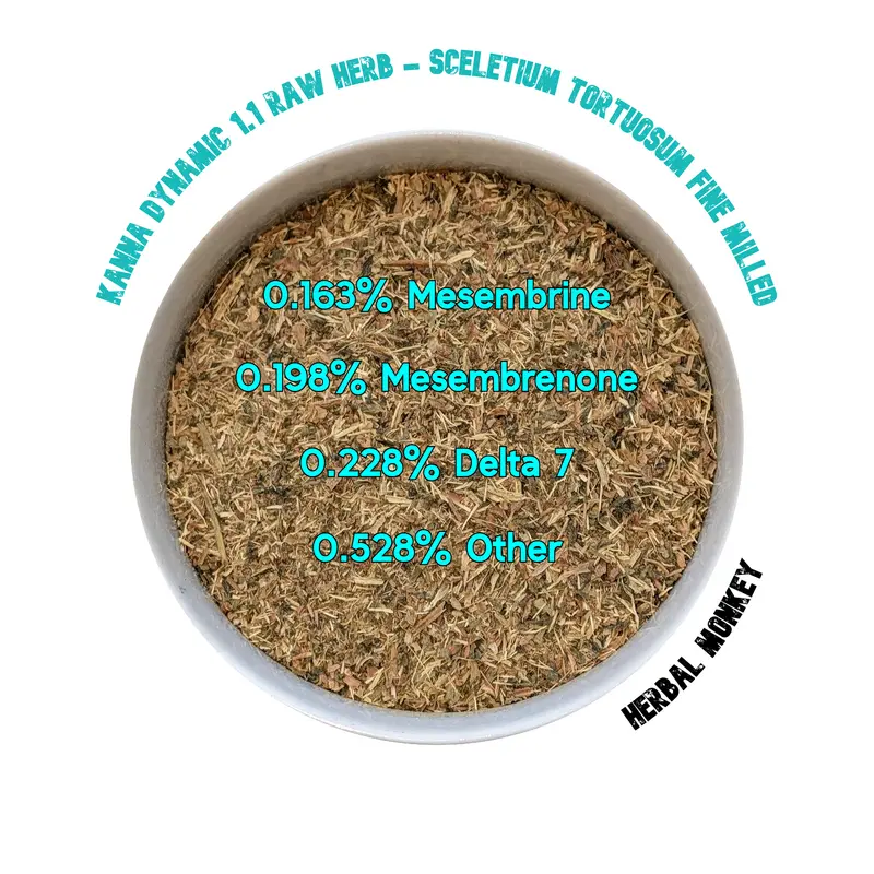 Kanna Dynamic 1.1 | Raw Herb | Sceletium tortuosum | Premium Botanical