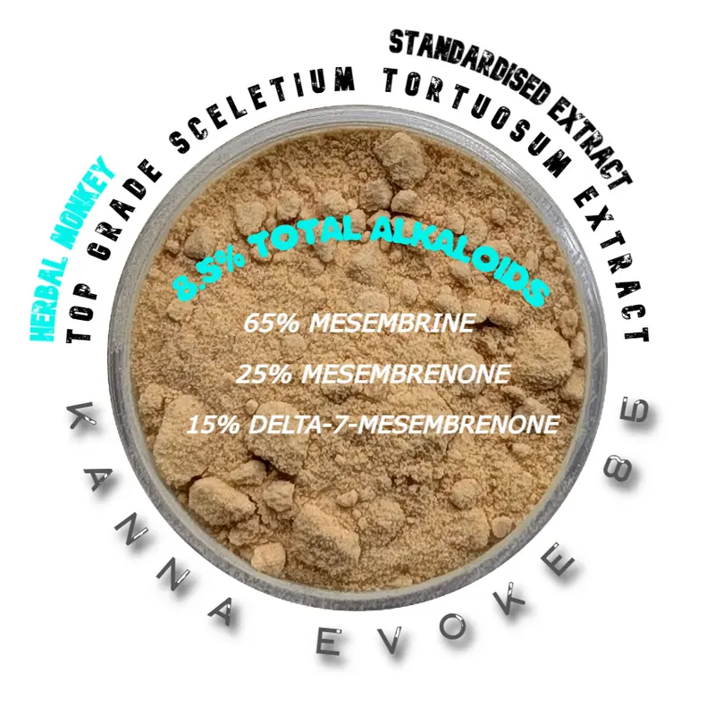 Kanna Evoke 85 Standardised Extract | Sceletium Tortuosum Extract | 8.5% Alkaloids