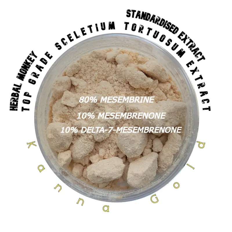 Kanna Gold Standardised Extract | Sceletium Tortuosum Extract | 5% Alkaloids Gold Extract