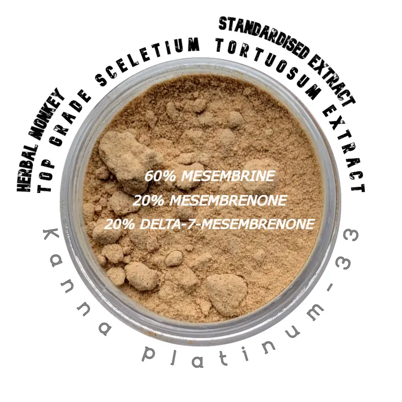 Kanna Platinum 33 Standardised Extract | Sceletium Tortuosum Extract | 6% Alkaloids Extract