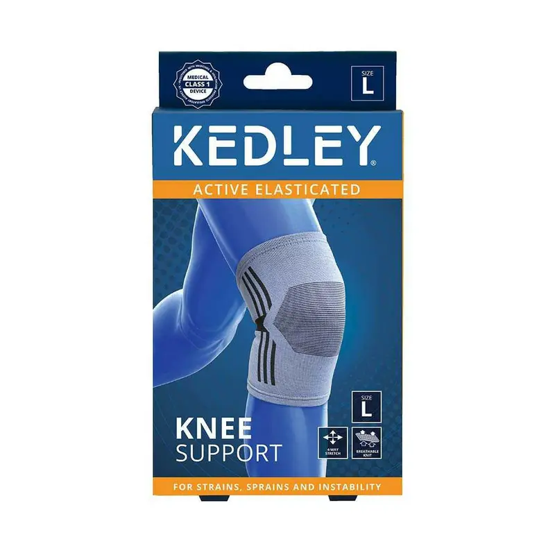 Kedley Active Elasticated Knee Support - Sizes S to XL