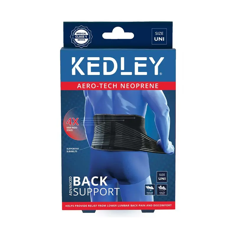 Kedley AERO-TECH NEOPRENE ADVANCED BACK SUPPORT-ONE SIZE