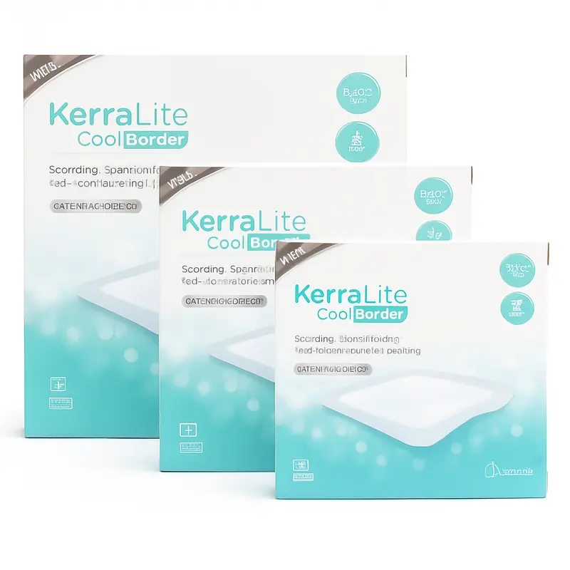 Kerralite Cool™ Border Adhesive Hydrogel Dressings