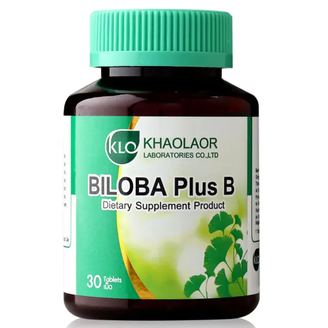 Khaolaor - Biloba Plus B 30 Tablets