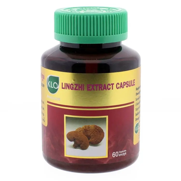 Khaolaor - Lingzhi Mushroom Extract, Raw Lingzhi (60 capsules)