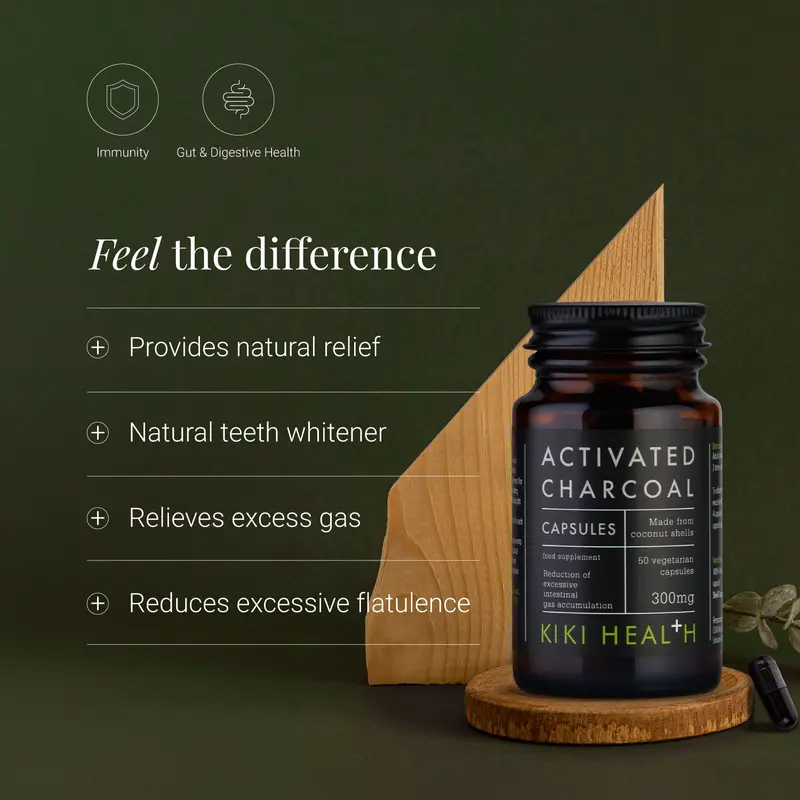 KIKI Health Activated Charcoal 50 capsule