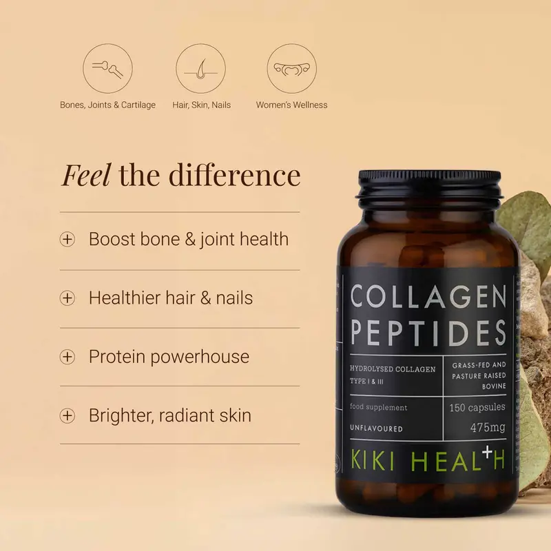KIKI Health Collagen Bovine Peptides 150 capsule