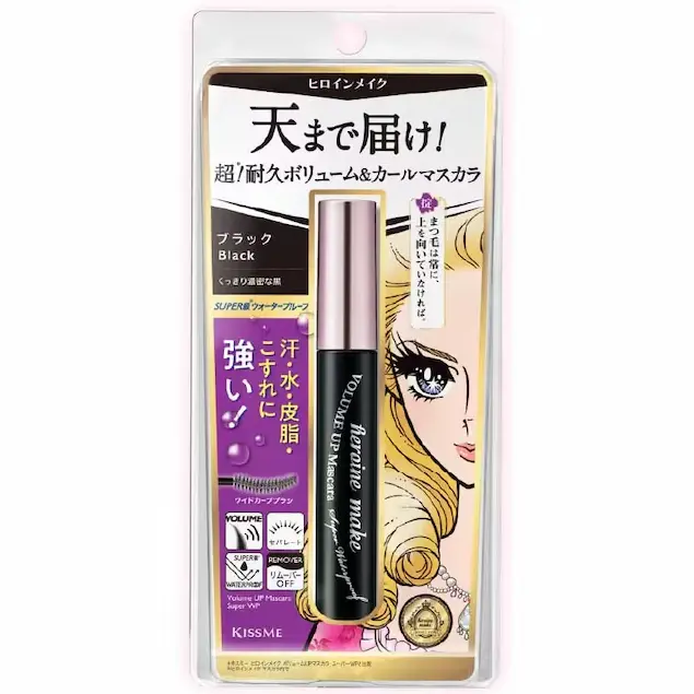 Kiss Me - Heroine Make Volume Up Mascara Super Waterproof #01 Jet Black 6g.