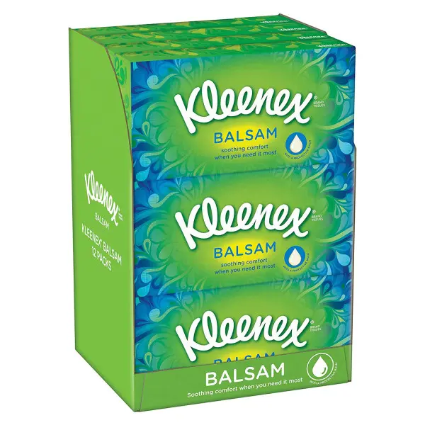 Kleenex Balsam Tissues - 12 Pack