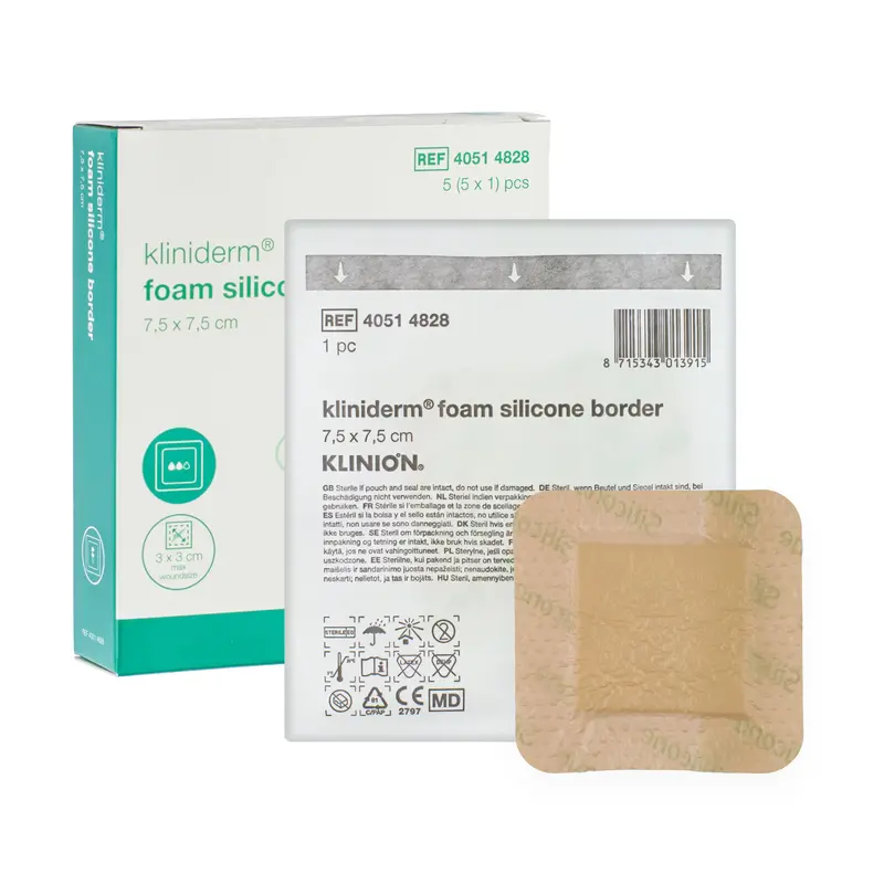 Kliniderm Foam Silicone Border Dressing (Multiple Sizes) (x1 or 5)
