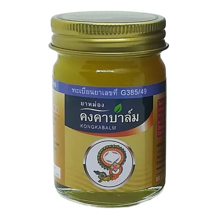 Kongkaherb - Khongka Balm, Thai Herbal Massage Balm 100g.