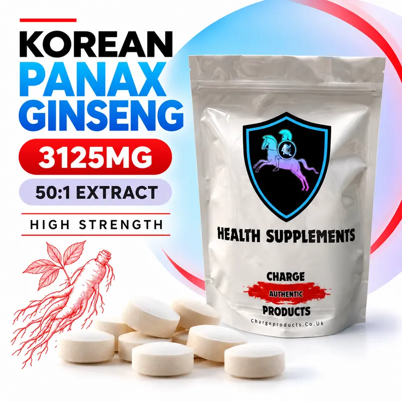 Korean Panax Ginseng 3125mg Tablets UK — 50