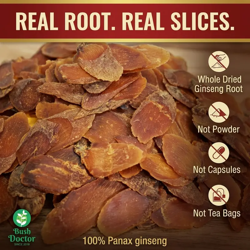 Korean Red Ginseng Root Slices 6 Year Panax Ginseng Tea 100g 250g 500g 1kg