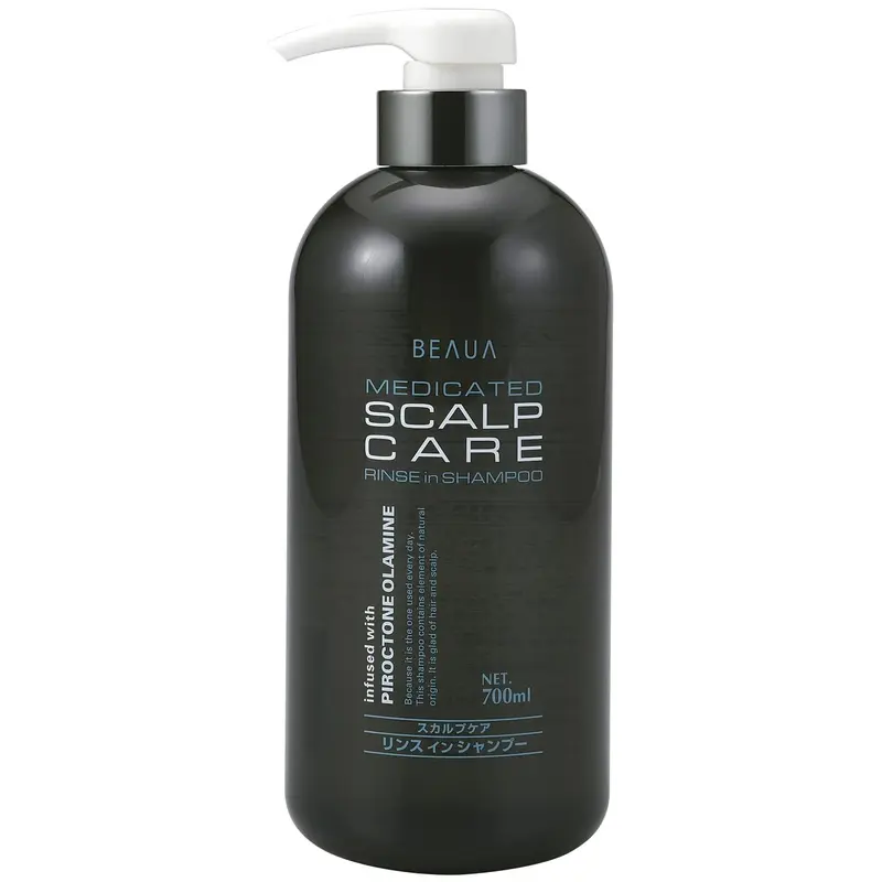 Kumano Yushi - Beaua Medicated Scalp Care Rinse in Shampoo 700ml.